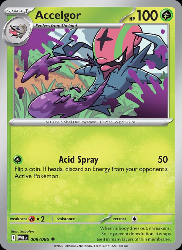 Accelgor, SV: White Flare · 009/086