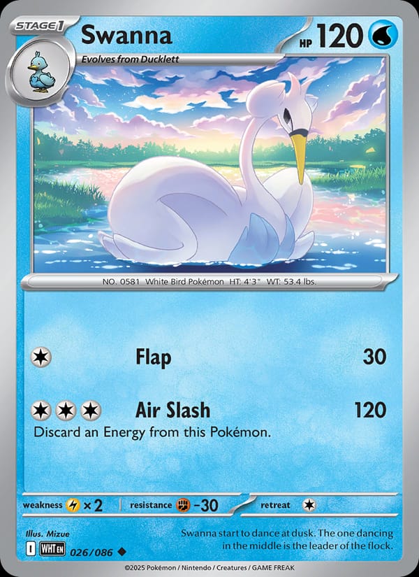Swanna, SV: White Flare · 026/086