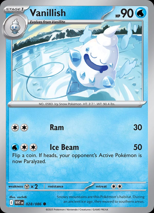 Vanillish, SV: White Flare · 028/086