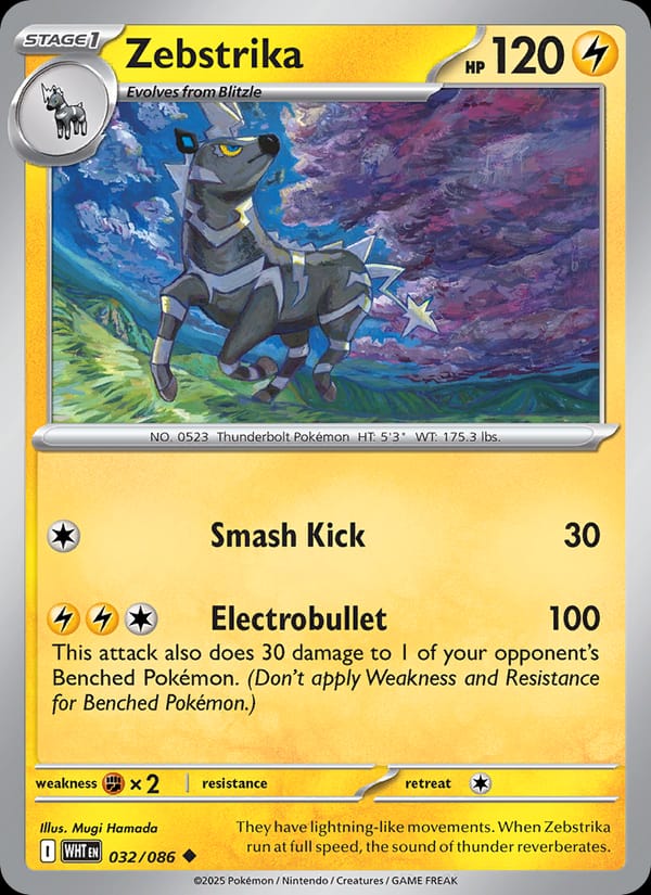 Zebstrika, SV: White Flare · 032/086