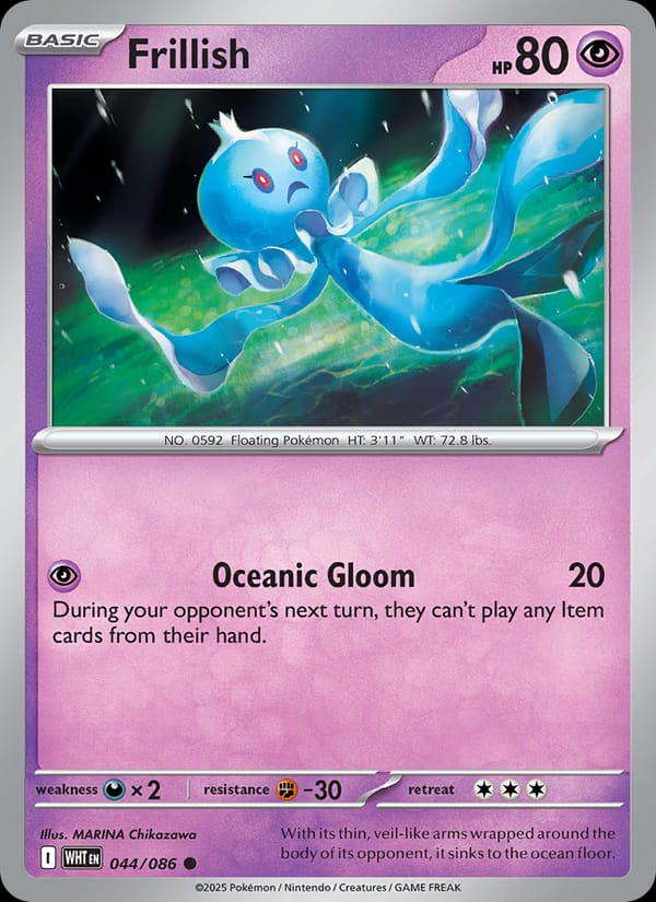 Frillish, SV: White Flare · 044/086