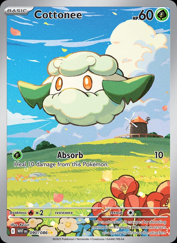 Cottonee, SV: White Flare · 090/086