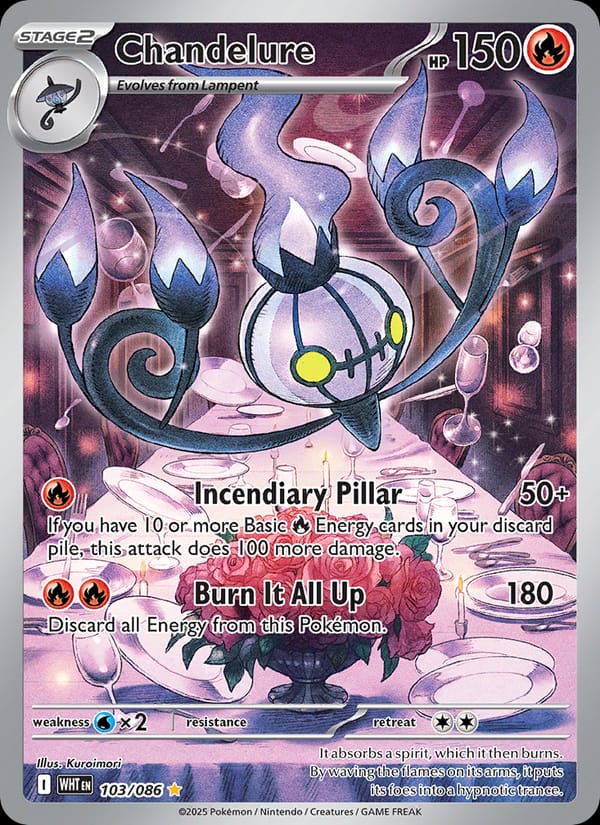 Chandelure, SV: White Flare · 103/086