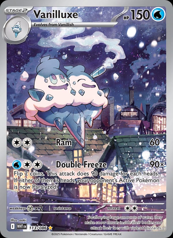 Vanilluxe, SV: White Flare · 113/086