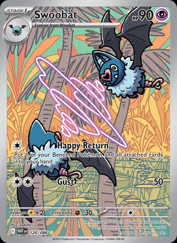 Swoobat, SV: White Flare · 120/086