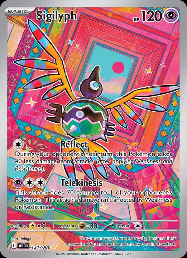 Sigilyph, SV: White Flare · 121/086