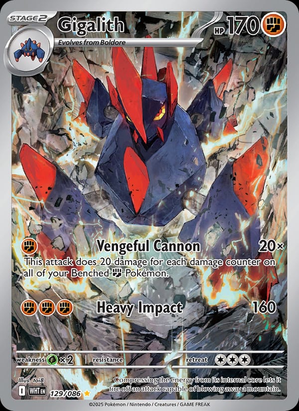 Gigalith, SV: White Flare · 129/086
