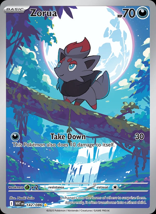 Zorua, SV: White Flare · 142/086