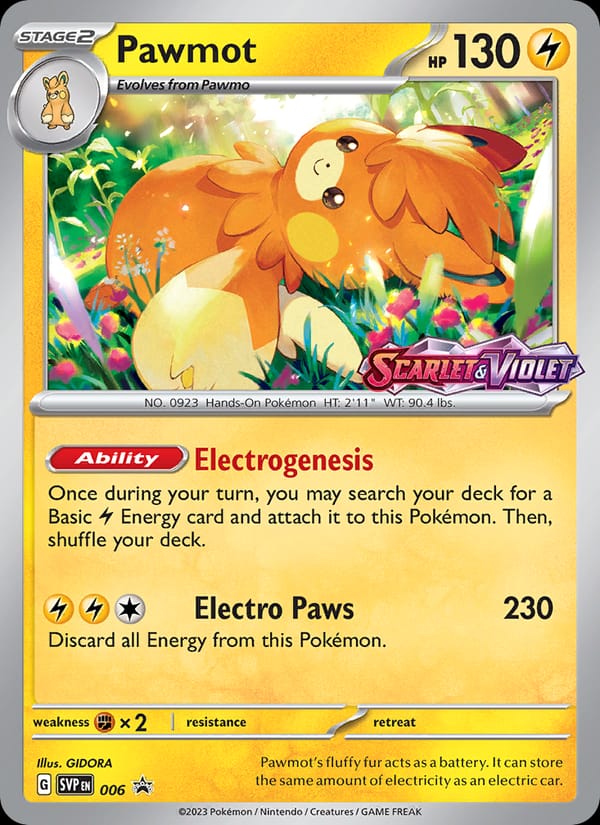 Pawmot, SV: Scarlet & Violet Promo Cards · 006