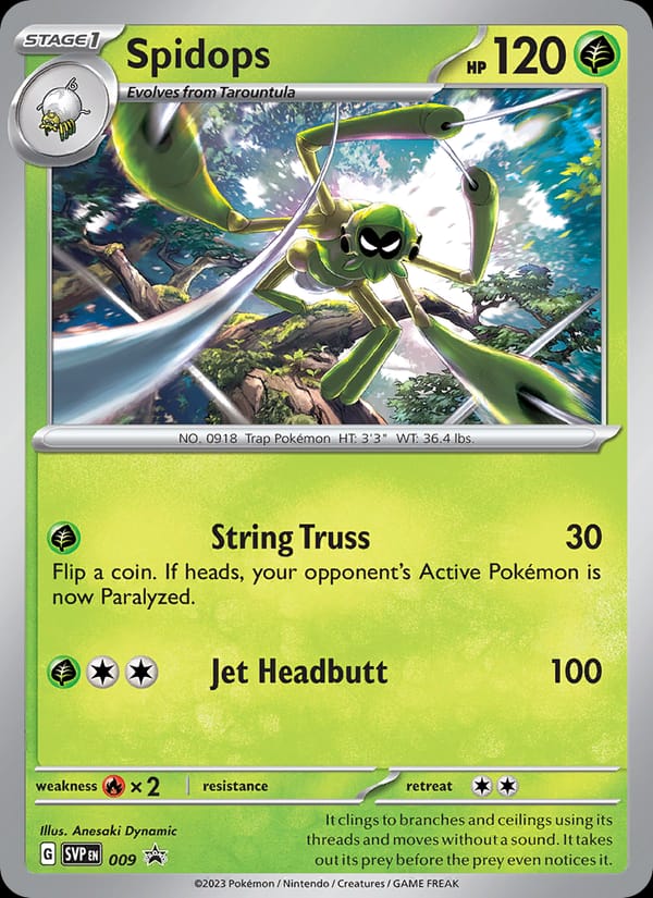 Spidops, SV: Scarlet & Violet Promo Cards · 009