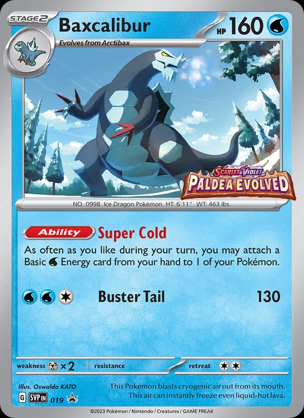 Baxcalibur, SV: Scarlet & Violet Promo Cards · 019