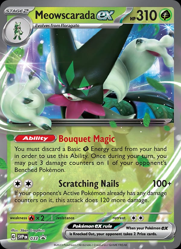 Meowscarada ex, SV: Scarlet & Violet Promo Cards · 033