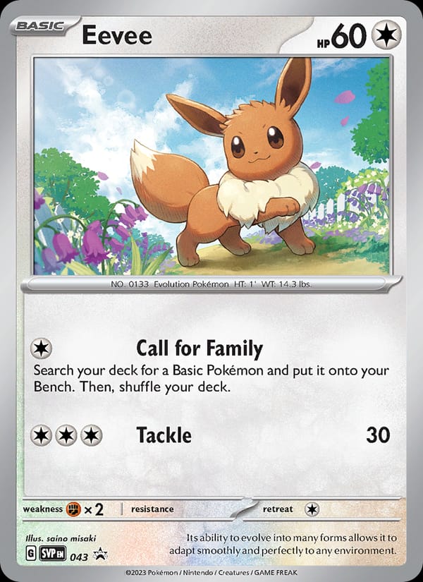 Eevee, SV: Scarlet & Violet Promo Cards · 043