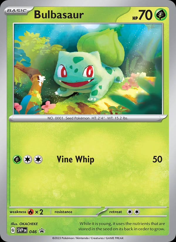 Bulbasaur, SV: Scarlet & Violet Promo Cards · 046