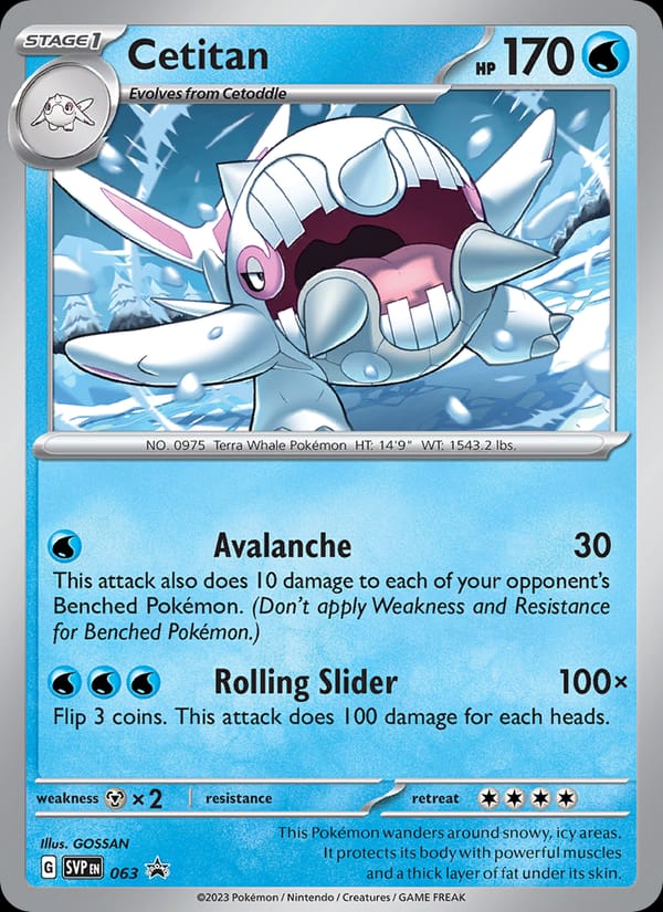 Cetitan, SV: Scarlet & Violet Promo Cards · 063