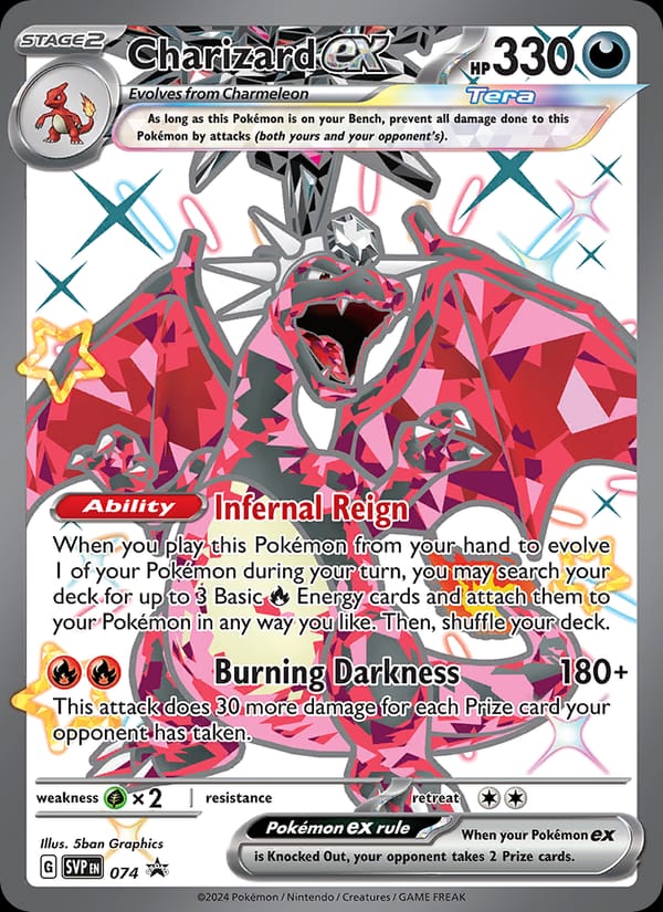 Charizard ex, SV: Scarlet & Violet Promo Cards · 074