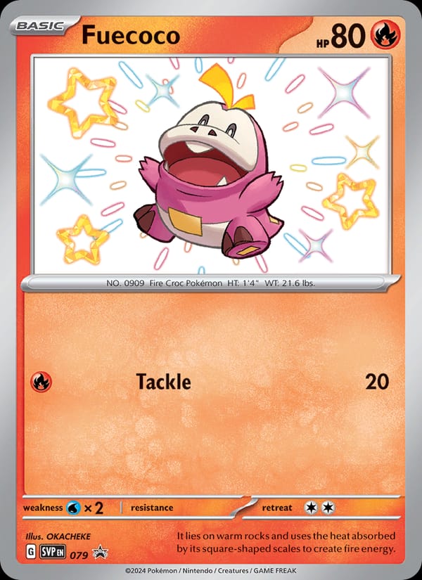 Fuecoco, SV: Scarlet & Violet Promo Cards · 079