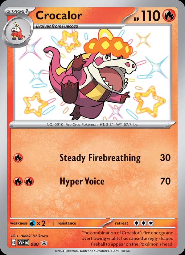 Crocalor, SV: Scarlet & Violet Promo Cards · 080
