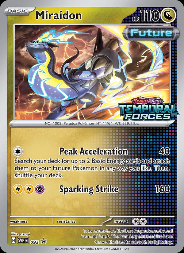 Miraidon, SV: Scarlet & Violet Promo Cards · 092