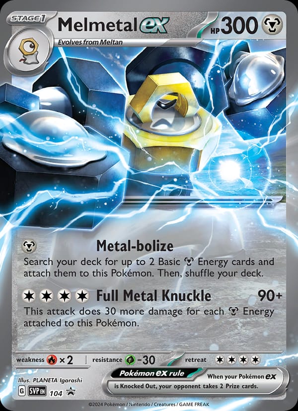Melmetal ex, SV: Scarlet & Violet Promo Cards · 104