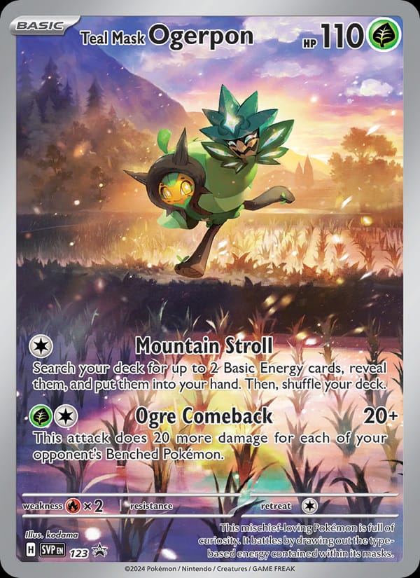 Teal Mask Ogerpon, SV: Scarlet & Violet Promo Cards · 123