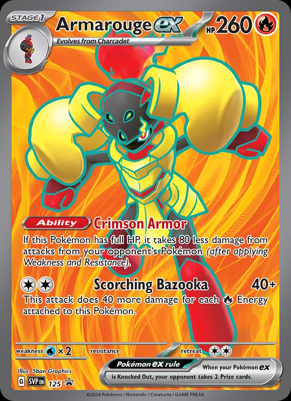 Armarouge ex, SV: Scarlet & Violet Promo Cards · 125
