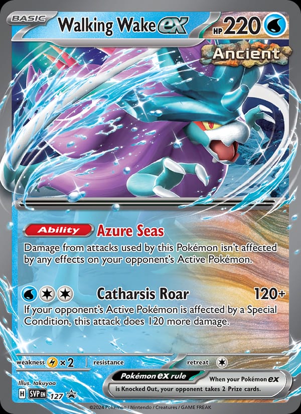 Walking Wake ex, SV: Scarlet & Violet Promo Cards · 127