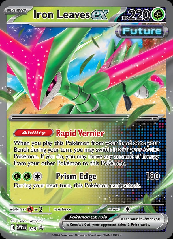 Iron Leaves ex, SV: Scarlet & Violet Promo Cards · 128