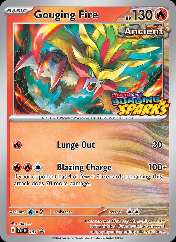 Gouging Fire, SV: Scarlet & Violet Promo Cards · 151