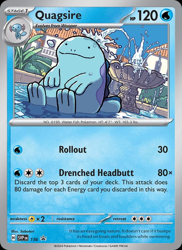Quagsire, SV: Scarlet & Violet Promo Cards · 156