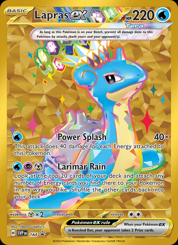 Lapras ex, SV: Scarlet & Violet Promo Cards · 164