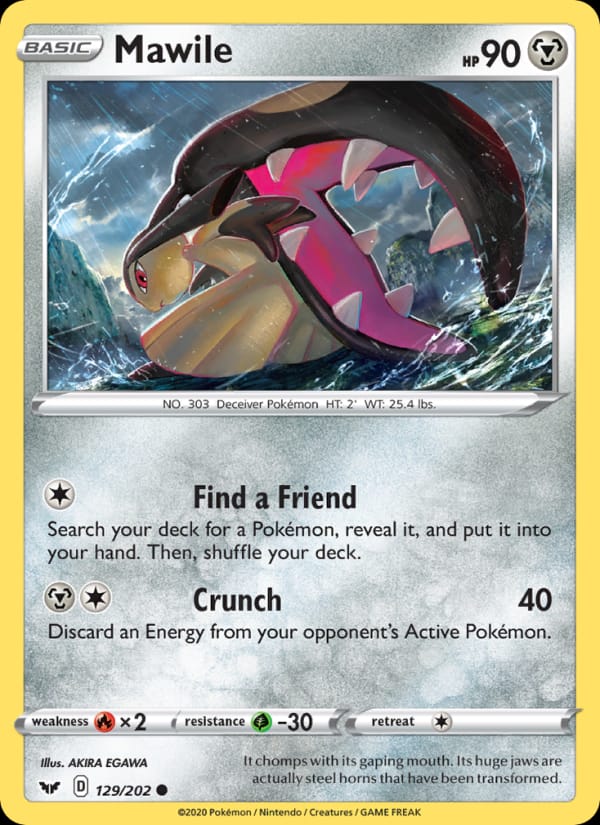 Mawile, SWSH01: Sword & Shield Base Set · 129/202
