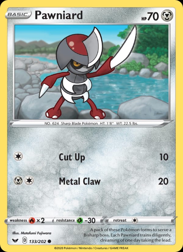 Pawniard, SWSH01: Sword & Shield Base Set · 133/202