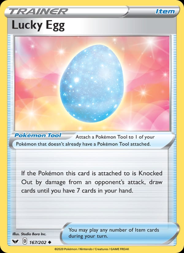 Lucky Egg, SWSH01: Sword & Shield Base Set · 167/202