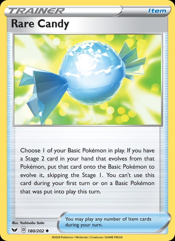 Rare Candy, SWSH01: Sword & Shield Base Set · 180/202