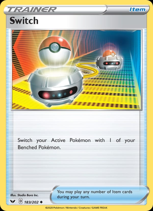 Switch, SWSH01: Sword & Shield Base Set · 183/202