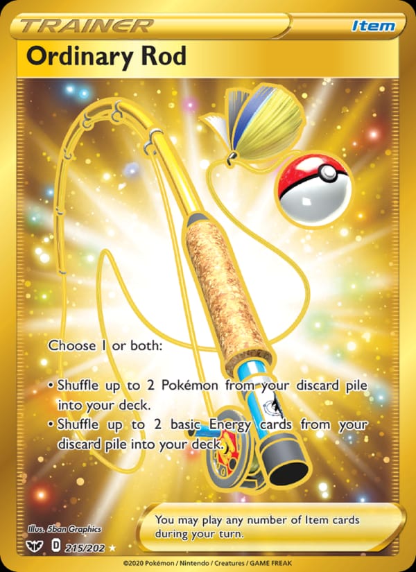 Ordinary Rod, SWSH01: Sword & Shield Base Set · 215/202