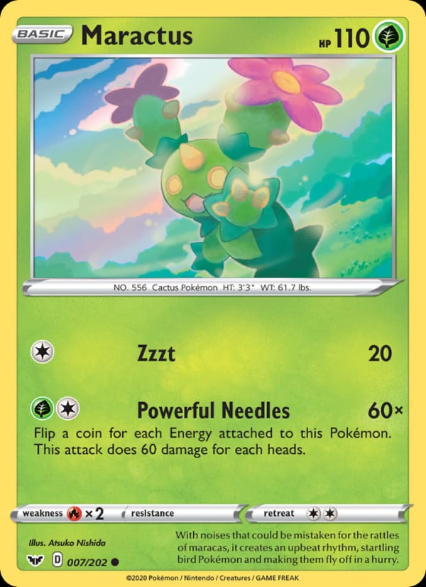 Maractus, SWSH01: Sword & Shield Base Set · 007/202