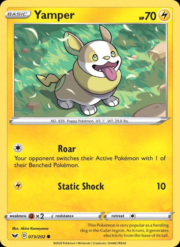Yamper, SWSH01: Sword & Shield Base Set · 073/202