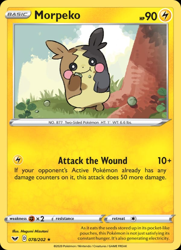 Morpeko, SWSH01: Sword & Shield Base Set · 078/202