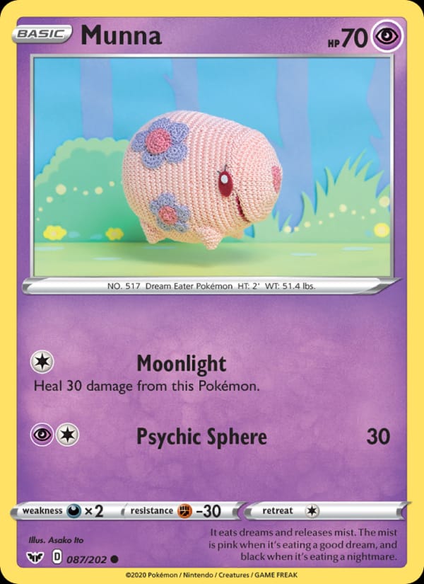 Munna, SWSH01: Sword & Shield Base Set · 087/202