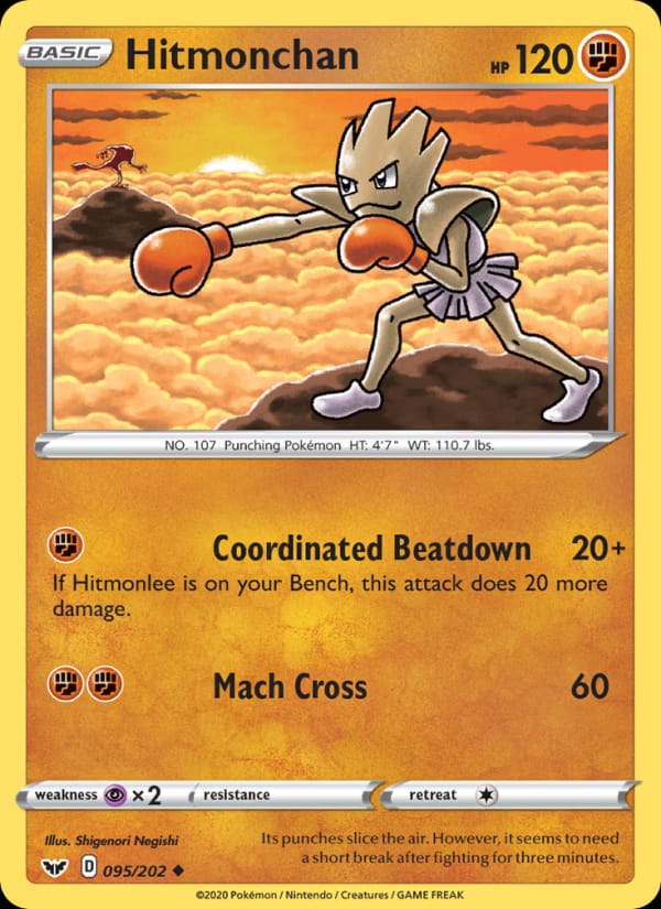Hitmonchan, SWSH01: Sword & Shield Base Set · 095/202