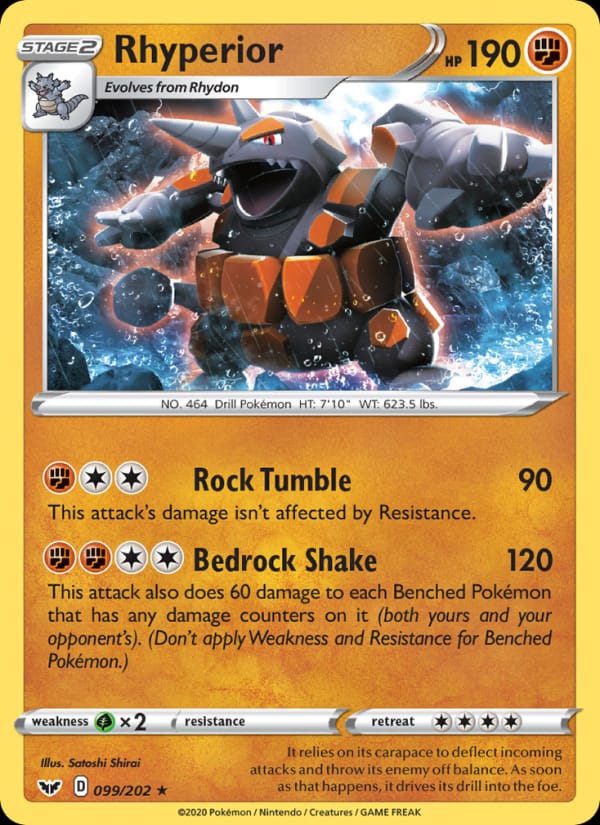 Rhyperior, SWSH01: Sword & Shield Base Set · 099/202