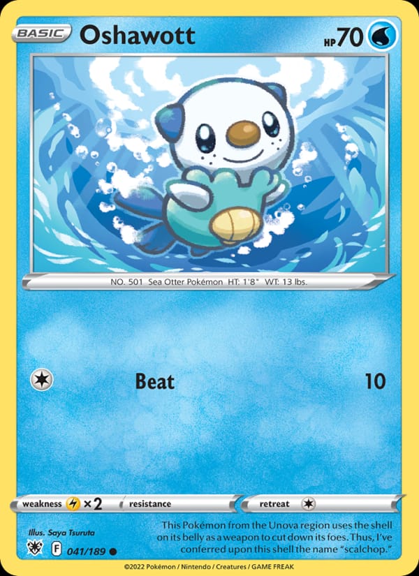 Oshawott, SWSH10: Astral Radiance · 041/189