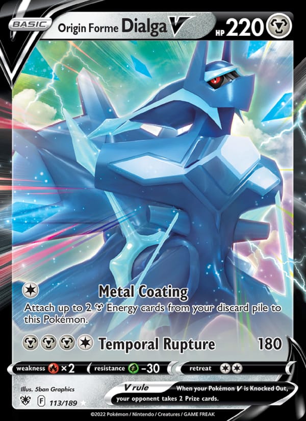 Origin Forme Dialga V, SWSH10: Astral Radiance · 113/189