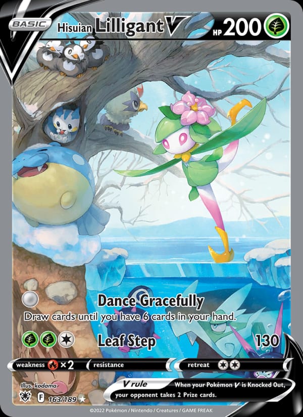 Hisuian Lilligant V, SWSH10: Astral Radiance · 163/189