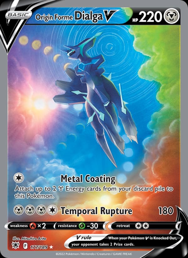 Origin Forme Dialga V, SWSH10: Astral Radiance · 177/189