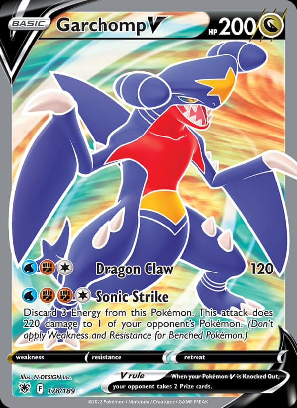 Garchomp V, SWSH10: Astral Radiance · 178/189