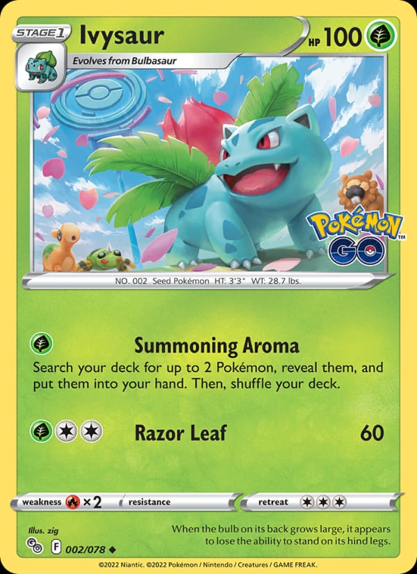Ivysaur, Pokemon GO · 002/078