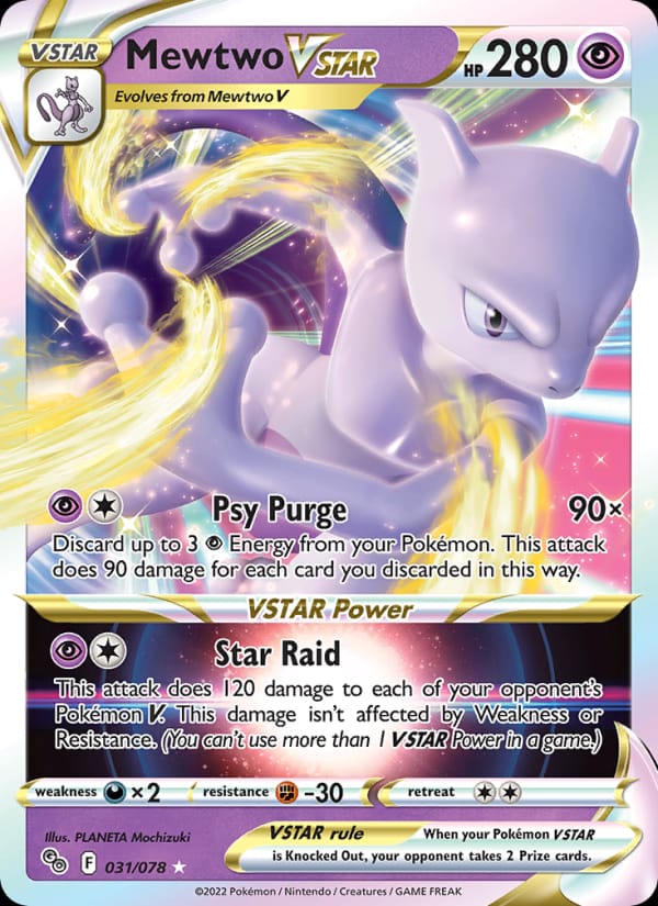 Mewtwo VSTAR, Pokemon GO · 031/078